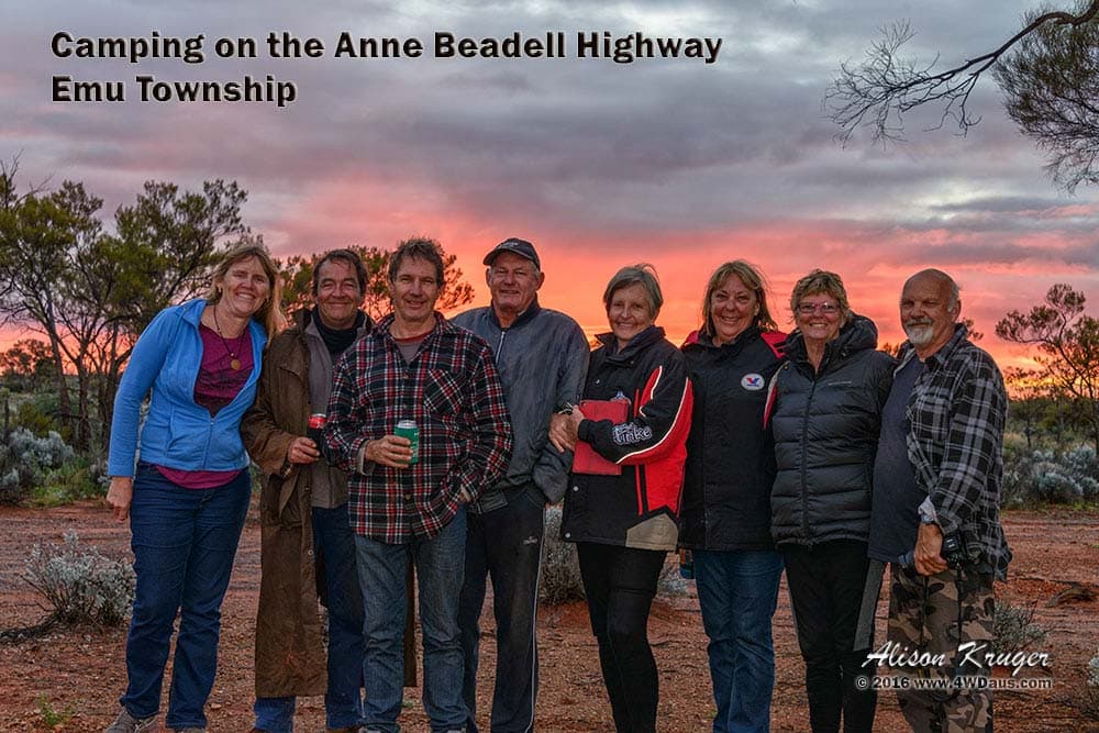 Dunes, Atomic Bombs, Camels and Fiery Sunset