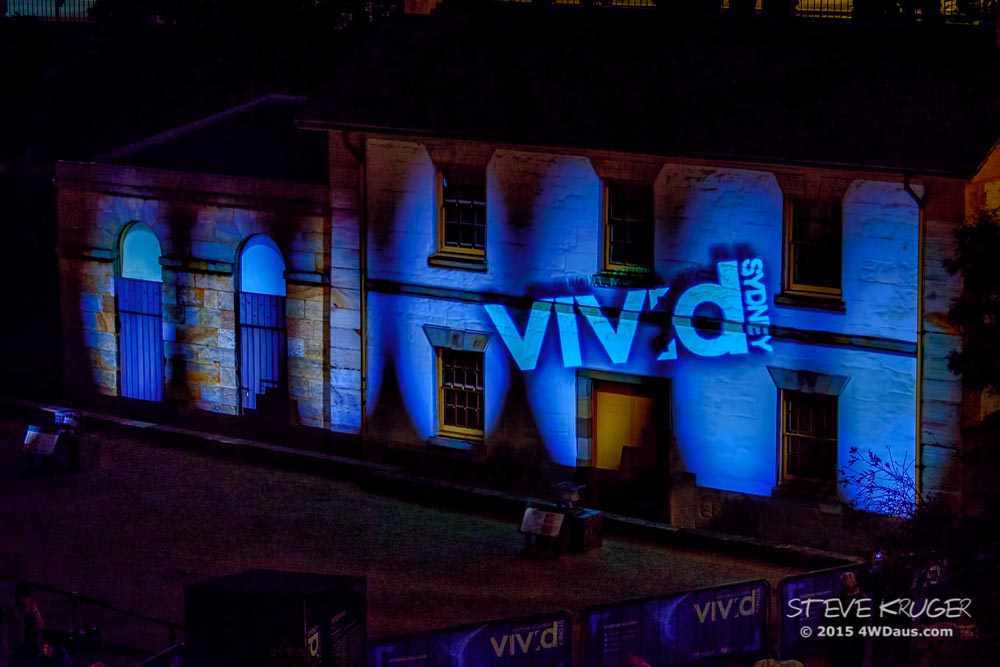 Vivid Festival Sydney 2015 - Cadmans Cottage