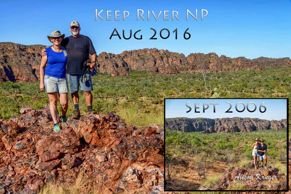 Keep River NP Jarnem Lookout 2006 v 2016